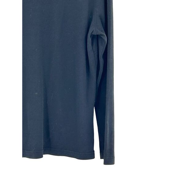 Hampton‎ Hues Boo Halloween Long Sleeve Top Black Size L Orange Graphic - Picture 7 of 7